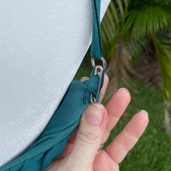 Jonathan Martin Teal Grecian Dress - Picture 5 of 8